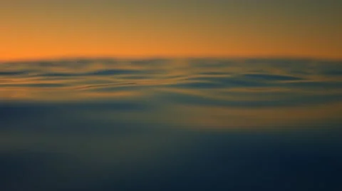 Sunset over calm sea Stock Footage 52084968