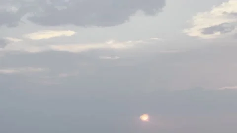 Sunset Over the Calm Sea Vídeo Stock 343876486