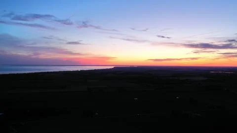Sunset Over Canada Stock Photos