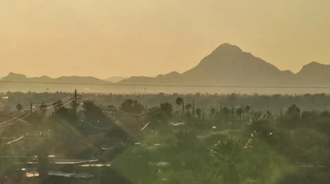 Sunset Over City 스톡 동영상 12228200