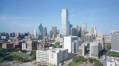Sunset over city skyline timelapse Stock Footage 89343046
