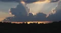 Sunset over the city. Timelapse. HD Footage
