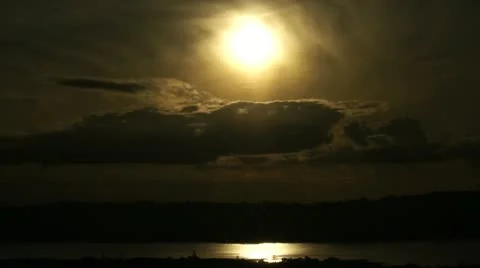 Sunset over Clouds Stock Footage 11271999