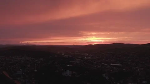 Sunset over Cluj-Napoca Vidéo 262750108