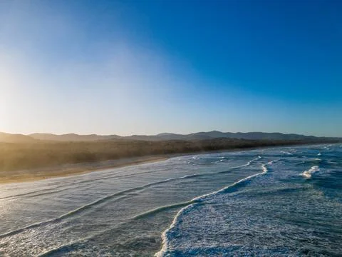 Sunset over Coffs Harbour Stock Photos