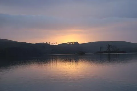 Sunset over the Cove 写真素材