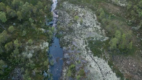 Sunset over creek Stock-Footage 77072847