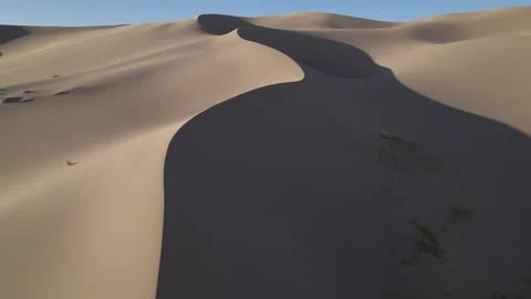 Sunset over Desert Dunes Video stock 204095278