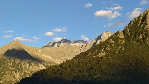 Sunset over Dolomites time lapse 4K Stock Footage 202221040