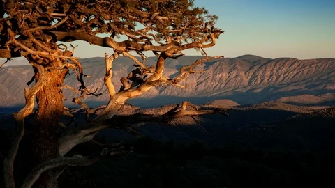 Sunset Over the Great Basin 4K Motion Timelapse Stockbeeldmateriaal 112146383