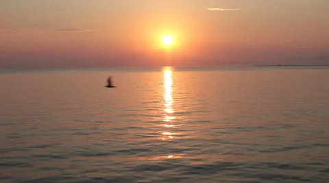 Sunset over Greece Mainland Vídeos de archivo 30710966