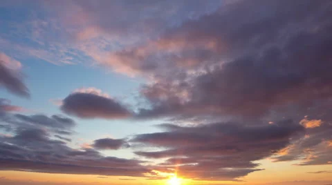 Sunset over the Gulf of Finland  - May 2014. Stock Footage 48340628