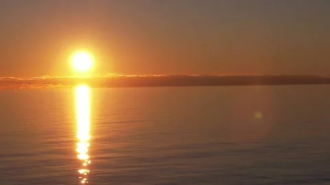 Sunset over the Gulf Stock Footage 228707468