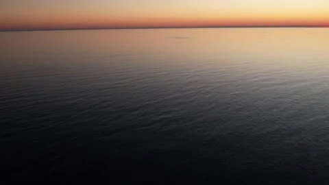 Sunset over the Gulf Stock Footage 228707837