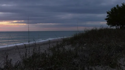 Sunset over the Gulf of Mexico Stock Footage 105743026