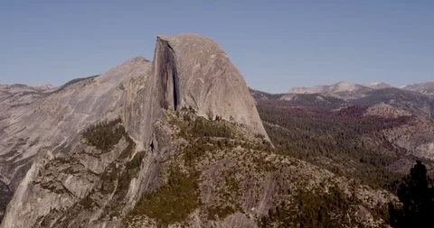 Sunset over the Half Dome, taken from Glacier Point, Yosemite National Park, Video stock 103449736