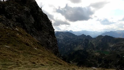 Sunset over the high mountains. Stock Footage 146041461