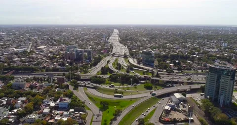 Sunset over highway with traffic. Stock Footage 156988561