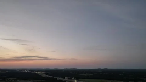 Sunset Over Horizon 库存影片 281307308