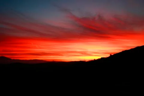 Sunset over Irvine Stock Photos
