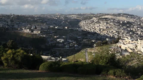 SUNSET over Jerusalem 動画素材 24848146