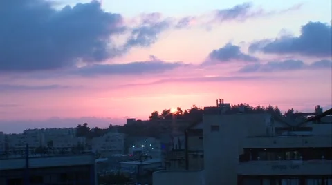 Sunset over Jeruselem Vidéo 53247532
