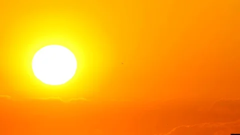 Sunset over Kaunas Stock Footage 98682936