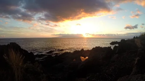 Sunset over La Gomera Video stock 84382122