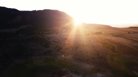 Sunset Over Lake Stock Footage 119384058