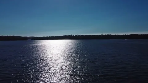 Sunset over the lake Stock Footage 237190851