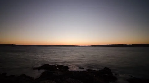 Sunset Over Luderitz Bay, Namibia Timelapse Stock Footage 341387386