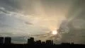 Sunset Over Mississauga Time-Lapse 3 Rain HD Footage