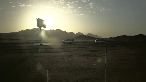 Sunset over the mountains 動画素材 237192573