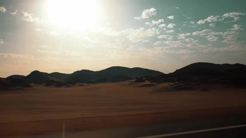 Sunset over the mountains Stock Footage 237193343