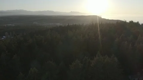 Sunset over the mountains(DLog Ungraded) Vídeo Stock 106560395