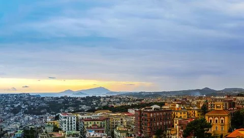 Sunset over Naples Stock-Fotos
