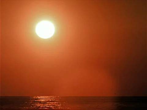 Sunset over Ocean 320x240 Stock Footage 558691