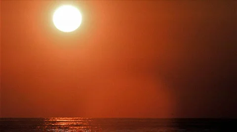 Sunset over Ocean 480x270 Stock Footage 558696