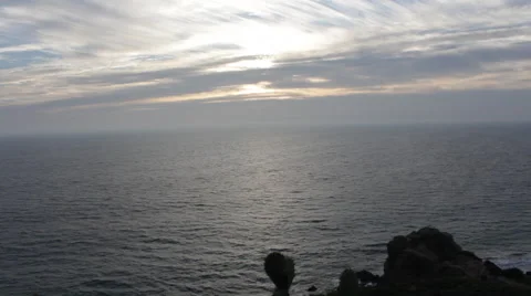 Sunset Over Ocean Video stock 46667683