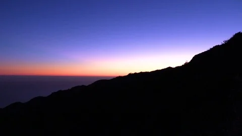 Sunset over Ocean Stock Footage 93162881
