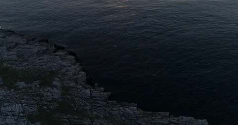 Sunset over ocean Video stock 96545757