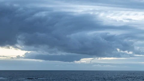 Sunset Over The Ocean Stock Footage 101319540