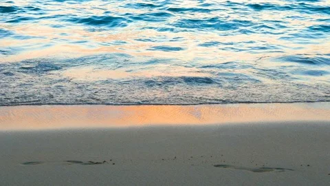 Sunset over the ocean Stock Footage 115257958