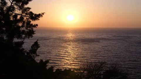 Sunset over the Ocean Stock Footage 157815702