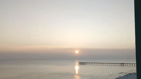 Sunset over the ocean Stock Footage 252210359