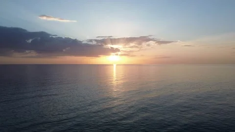 Sunset Over The Ocean Stock Footage 290230816
