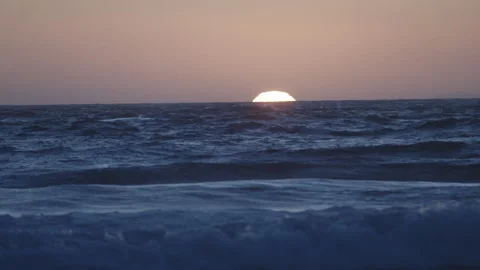 Sunset Over Ocean Horizon Vídeo Stock 310337408