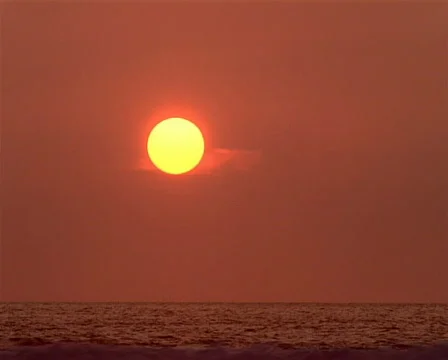 Sunset over Ocean PAL Video stock 532028