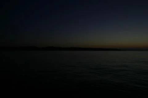 Sunset Over Ocean Stock Photos