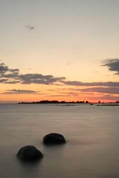 Sunset over Ocean Stock Photos